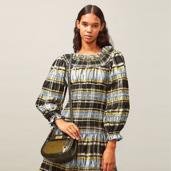 NEW Tory Burch Lee Radziwill Saddlebag - Picture 15 of 16